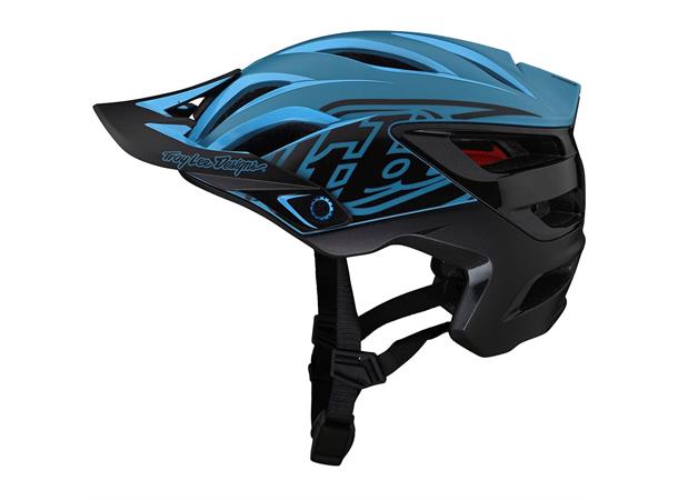 Troy Lee Designs A3 MIPS Helmet Uno Cyan Blue