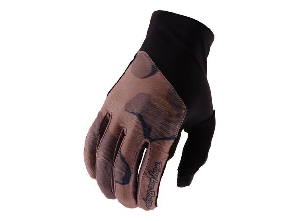 Troy Lee Designs Flowline Glove, Sienna Flow Camo Sienna