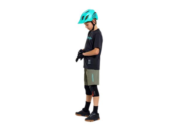 Troy Lee Designs Youth Skyline Ride SS Signature Black/Real Teal