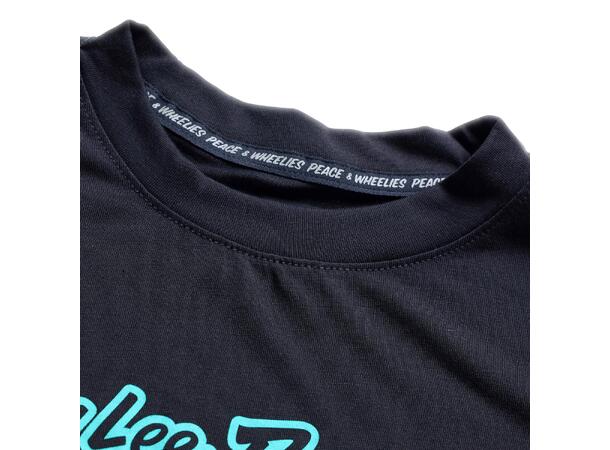 Troy Lee Designs Youth Skyline Ride SS Signature Black/Real Teal