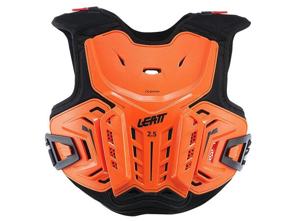 Leatt Junior 4.5 Chest Protector S/M Orange/White, S/M (134-146cm)