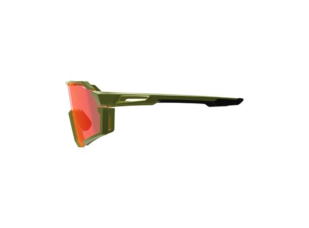 Leatt Sunglasses RideViz Pro, Yellow Neon Yellow, Iriz Cryztal Red 13 VLT