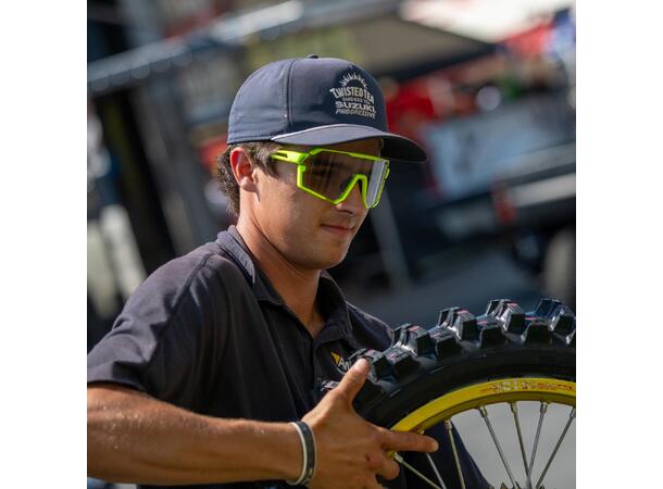 Leatt Sunglasses RideViz Pro, Yellow Neon Yellow, Iriz Cryztal Red 13 VLT