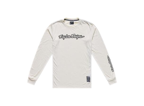 Troy Lee Designs Skyline LS Ride Tee Signature Pumice