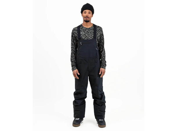 Jones Mountain Surf Bib Pant, Black Stealth Black