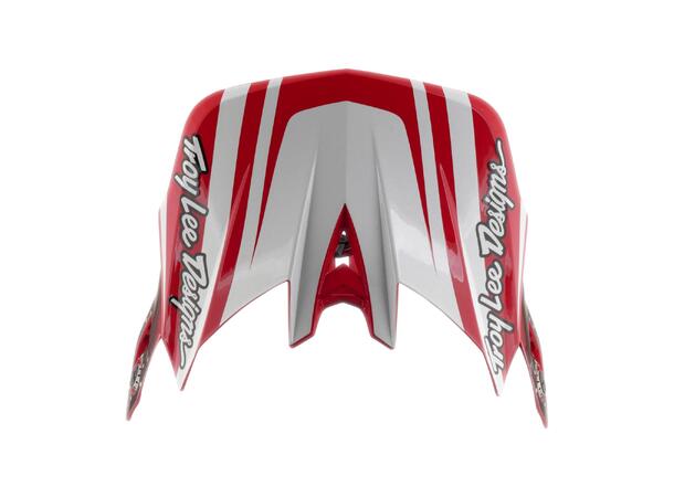 Troy Lee Designs D4 Polyacrylite Helmet Fire/White