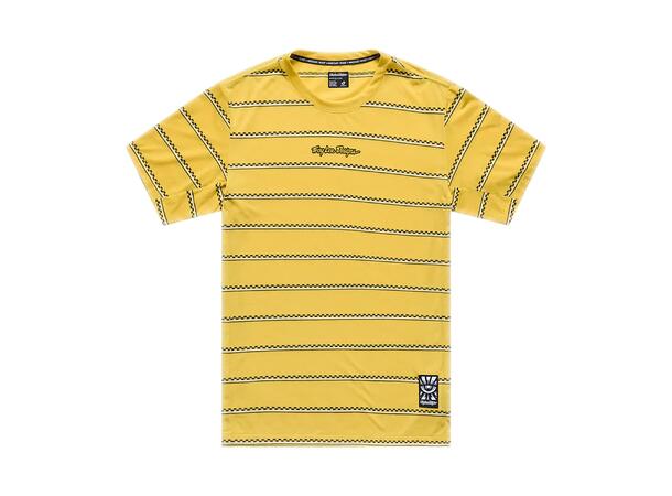Troy Lee Designs Skyline SS Ride Tee Checked Out Butter