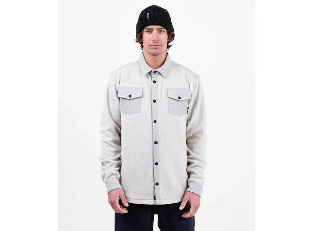 Jones December Fleece Shirt, Smoke Grey