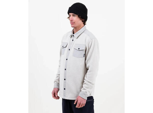 Jones December Fleece Shirt, Smoke Grey