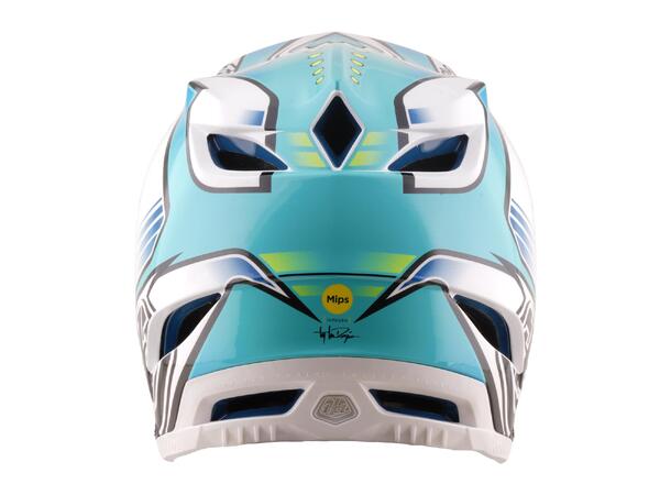 Troy Lee Designs D4 Composite Helmet Crest Real Teal
