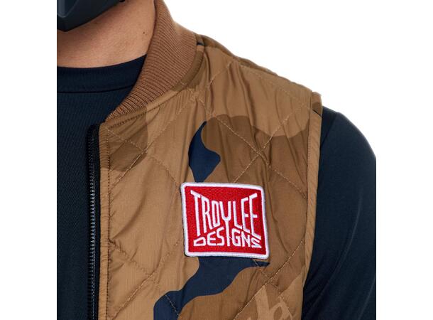 Troy Lee Designs Ruckus Ride Vest Flow Camo Sienna