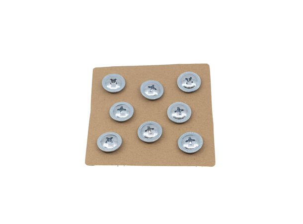 Jones Mounting Screws 6mm Silver, Set One Size
