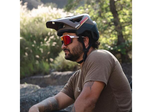 Leatt Sunglasses RideViz Pro Black/White Black/White, Iriz Cryztal Red 13 VLT