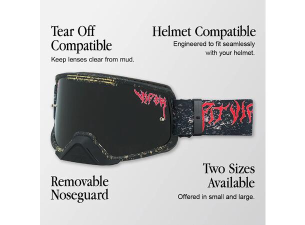 Pit Viper Brapstrap The Exec, S Clear Lens, Small