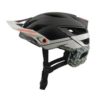 Troy Lee Designs A3 Helmet Halo Pumice Halo Charcoal/Pumice