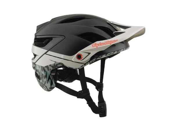 Troy Lee Designs A3 Helmet Halo Pumice Halo Charcoal/Pumice