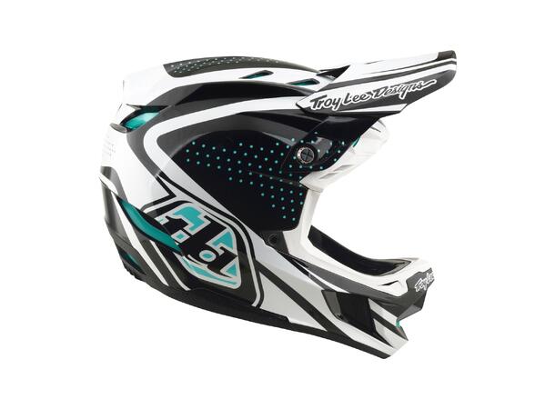 Troy Lee Designs D4 Polyacrylite Helmet Charcoal/White