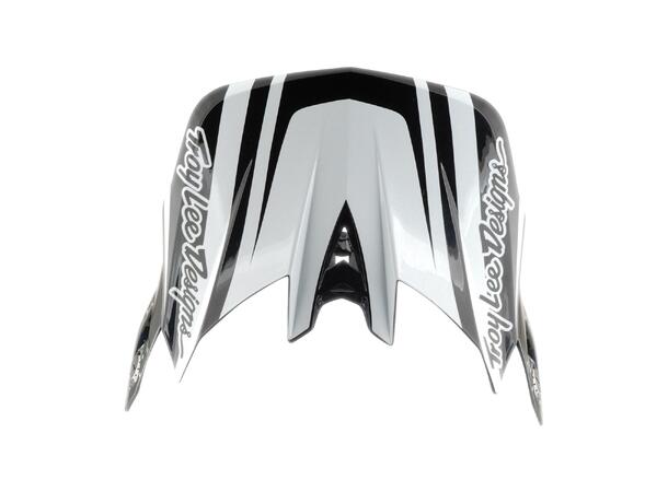 Troy Lee Designs D4 Polyacrylite Helmet Charcoal/White