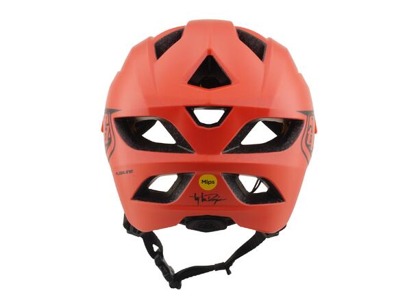 Troy Lee Designs Youth Flowline Helmet Coral/Charcoal, One Size (48-53cm)