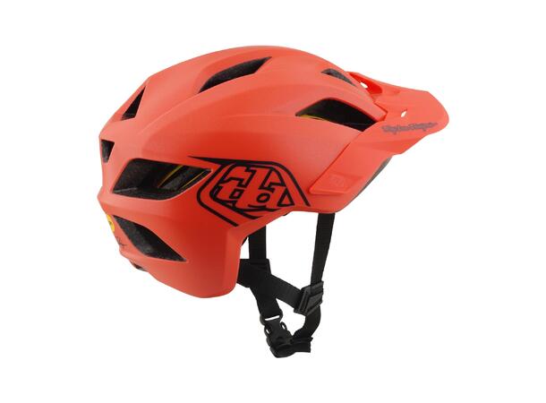 Troy Lee Designs Youth Flowline Helmet Coral/Charcoal, One Size (48-53cm)