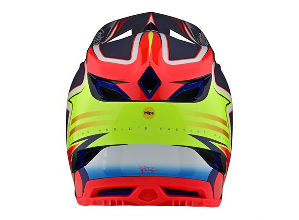 Troy Lee Designs D4 Carbon Helmet Lines Black/Red