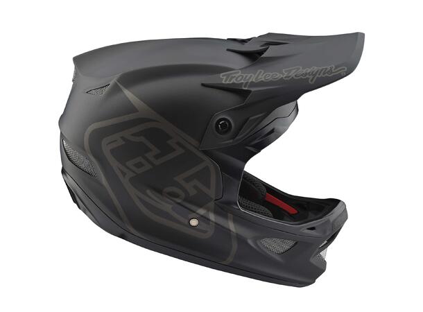 Troy Lee Designs D3 Fiberlite Helmet XS Mono Black, XS