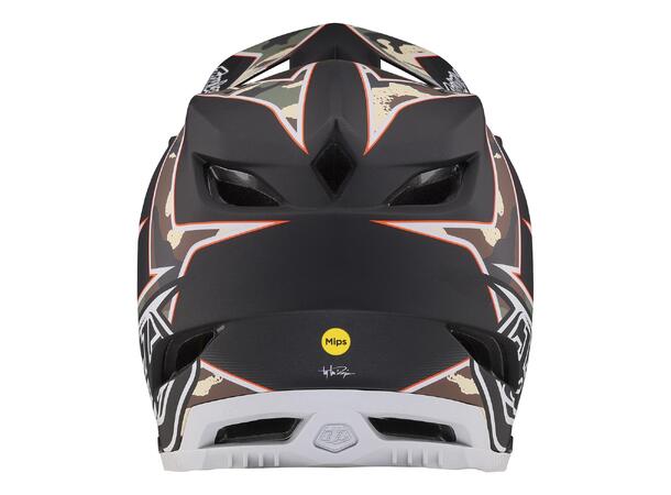 Troy Lee Designs D4 Composite Helmet Matrix Camo Army Green