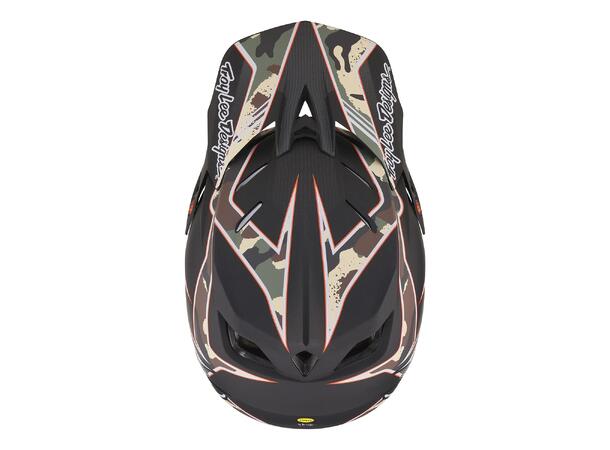 Troy Lee Designs D4 Composite Helmet Matrix Camo Army Green