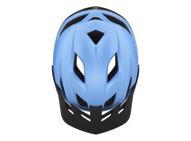 Troy Lee Designs Youth Flowline Helmet MIPS Orbit Oasis Blue/Black, (48-53 cm)