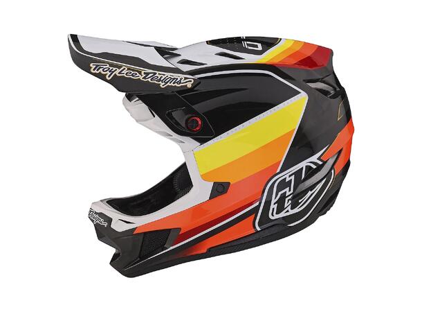 Troy Lee Designs D4 Carbon MIPS Helmet Reverb Black/White