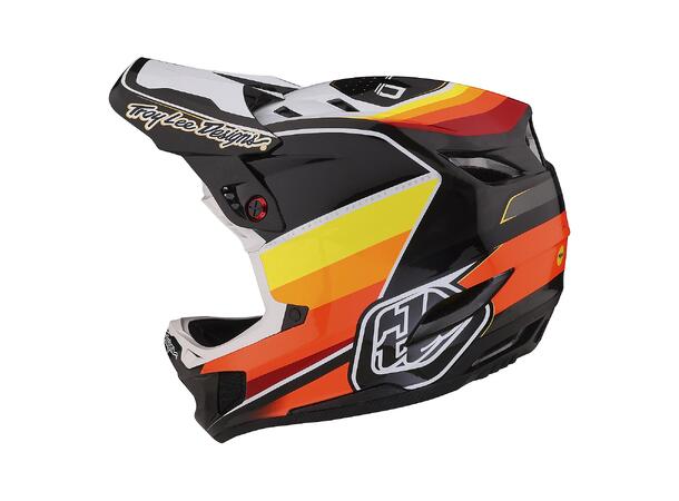 Troy Lee Designs D4 Carbon MIPS Helmet Reverb Black/White