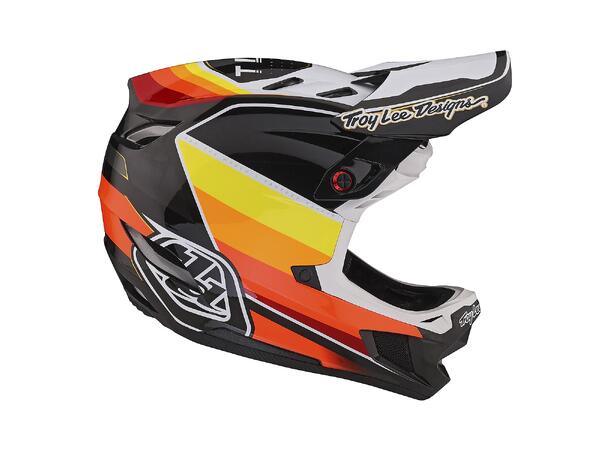 Troy Lee Designs D4 Carbon MIPS Helmet Reverb Black/White