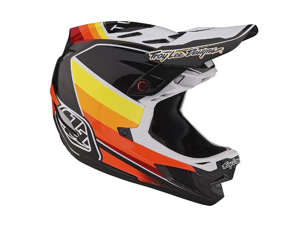 Troy Lee Designs D4 Carbon MIPS Helmet Reverb Black/White