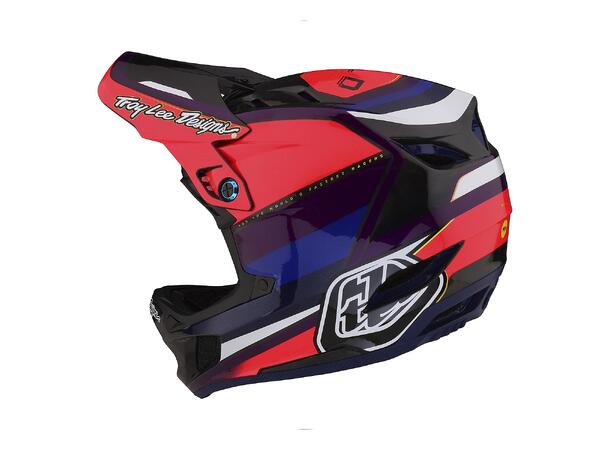 Troy Lee Designs D4 Carbon MIPS Helmet Reverb Pink/Purple