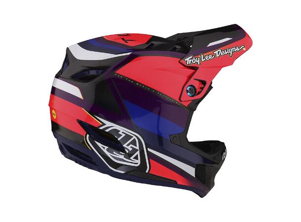 Troy Lee Designs D4 Carbon MIPS Helmet Reverb Pink/Purple