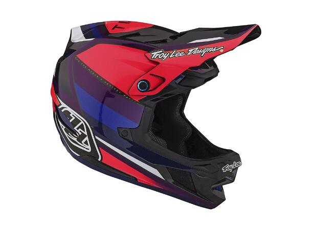 Troy Lee Designs D4 Carbon MIPS Helmet Reverb Pink/Purple