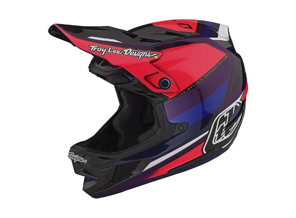 Troy Lee Designs D4 Carbon MIPS Helmet Reverb Pink/Purple