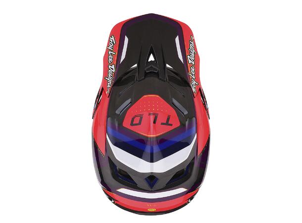 Troy Lee Designs D4 Carbon MIPS Helmet Reverb Pink/Purple