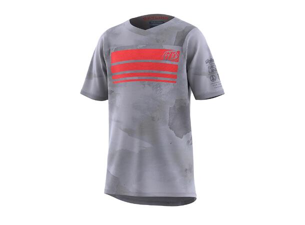 Troy Lee Designs Youth Skyline SS Jersey Blocks Cement