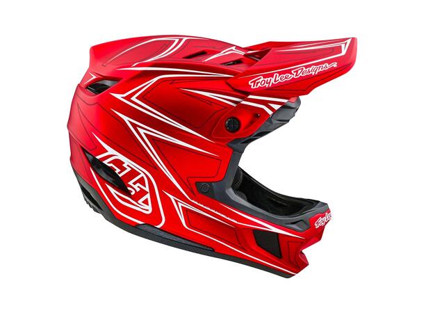 Troy Lee Designs D4 Composite Helmet Pinned Red