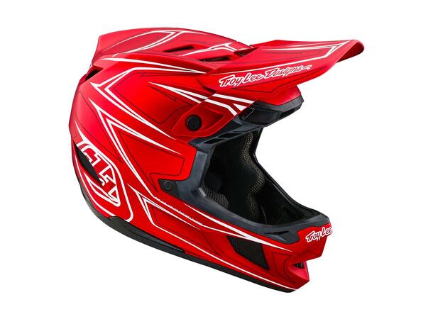 Troy Lee Designs D4 Composite Helmet Pinned Red