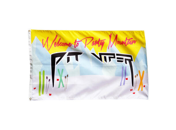 Pit Viper Party Mountain Flag