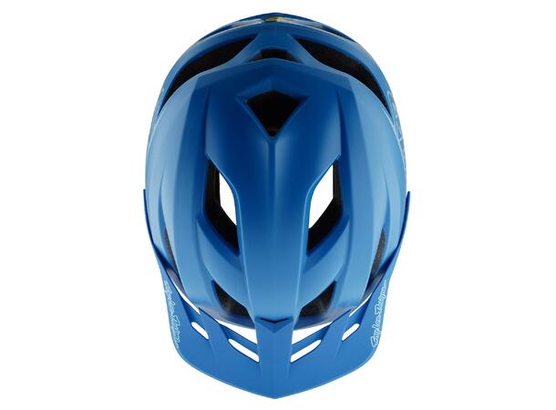 Troy Lee Designs Flowline MIPS Helmet Point Cobalt/Blue