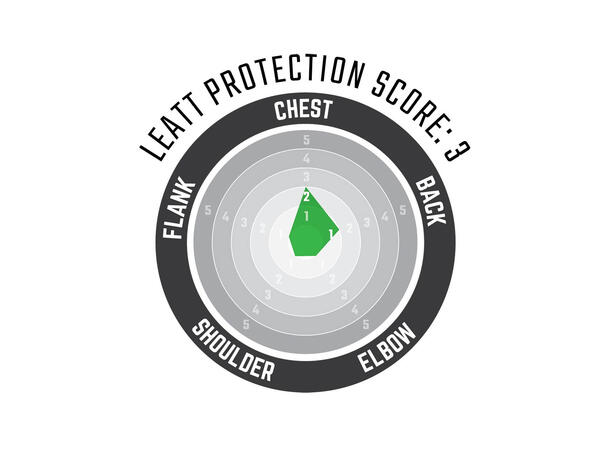 Leatt Mini 2.5 Chest Protector 110-134cm Black/Red, 110-134cm