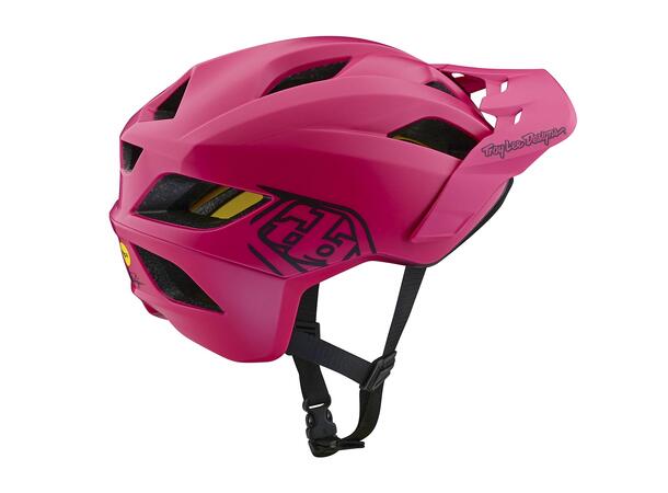 Troy Lee Designs Flowline MIPS Helmet Point Rasberry