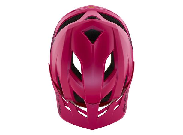 Troy Lee Designs Flowline MIPS Helmet Point Rasberry