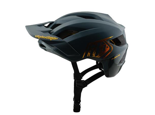 Troy Lee Designs Flowline MIPS Helmet Point Gray/Gold
