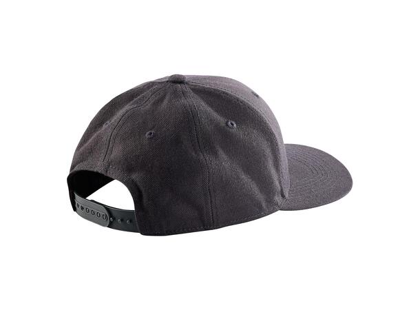 Troy Lee Designs Crop Snapback, Charcoal Curved Bill, Gray/Charcoal