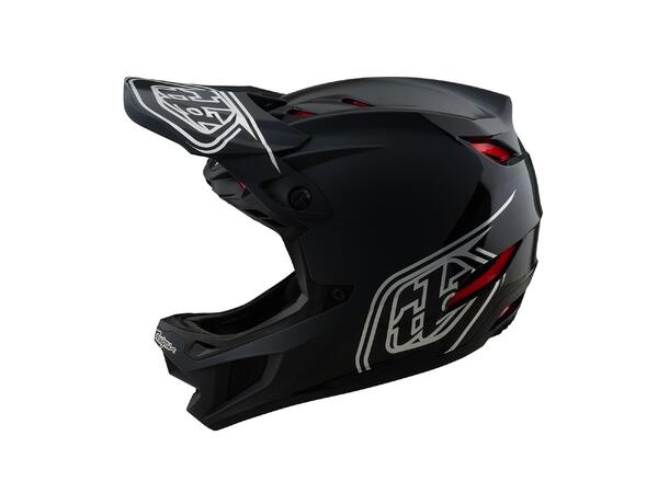 Troy Lee Designs D4 Polyacrylite Helmet Shadow Black