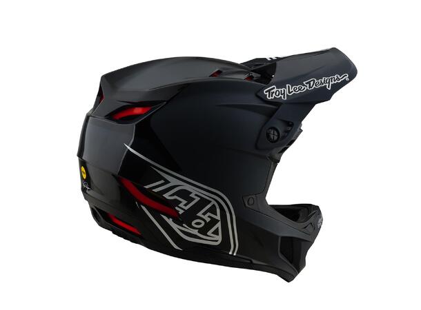 Troy Lee Designs D4 Polyacrylite Helmet Shadow Black